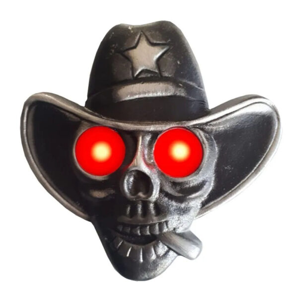 Caveira Cowboy Para Caminhão Led Bivolt Caveira Cowboy Para Caminhão Led Bivolt