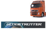 Faixa Adesiva Testeira Quebra-Sol para Caminhão Volvo FH Globetrotter até 2014