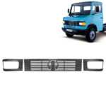 Kit Grade Frontal + Moldura Farol para Caminhão Mb 709 / 710 / 712 / 912 / 914 / 1114