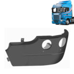 Ponteira Lado Esquerdo Capa Para-Choque para Caminhão Scania P / G / R - S5 / S6 2010 á 2019 Cinza