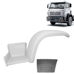 Estribo Para-Lama Cabine para Caminhão Vw Titan / Worker Lado Esquerdo com Pisante