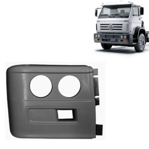 Ponteira Para-Choque Dianteiro para Caminhão Vw Titan / Worker Lado Direito Cinza