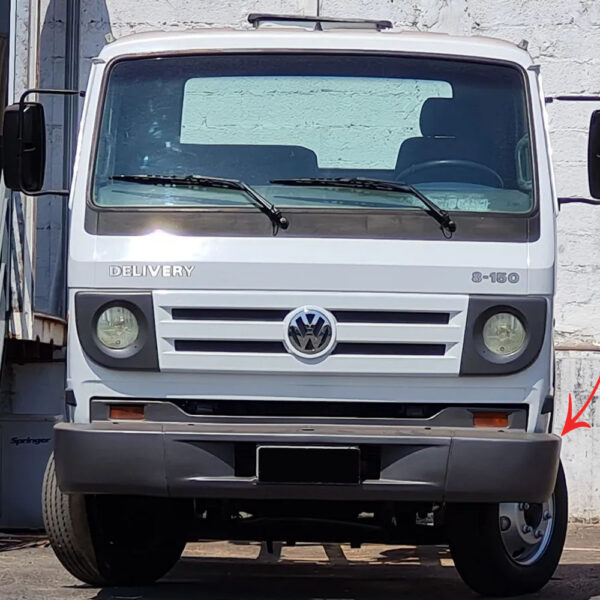 Ponteira Para-Choque para Caminhão Vw Delivery 2005 á 2012 Lado Esquerdo Cinza