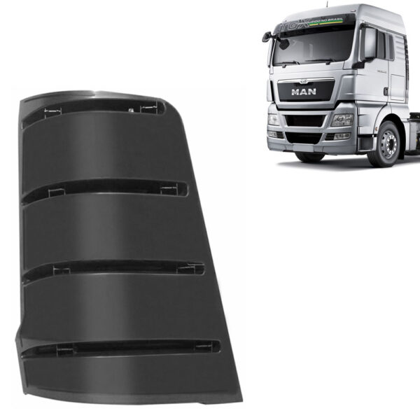 Moldura Interna Defletor Coluna para Caminhão Man TGX Lado Direito
