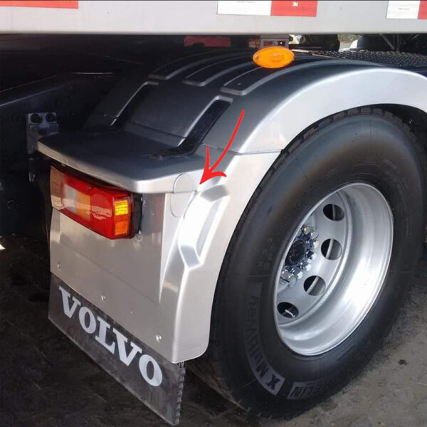 Tampa Acabamento Para-Lama Traseiro Lanterna para Caminhão Volvo Fh após 2015