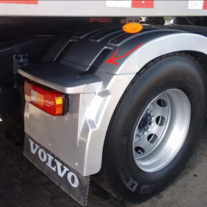 Kit 5 Presilhas Para-Lama Traseiro Lanterna para Caminhão Volvo Fh após 2015