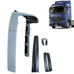Lateral Cegonheiro com Teto para Caminhão Mercedes-Benz Actros após 2020 com Apliques