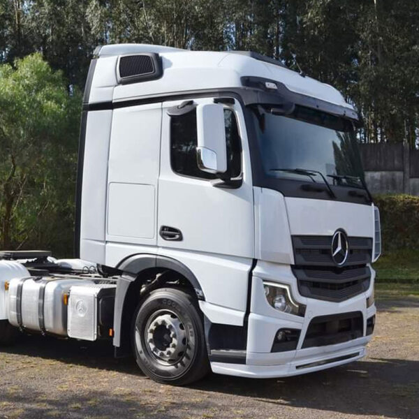 Lateral Cegonheiro com Teto para Caminhão Mercedes-Benz Actros após 2020 com Apliques