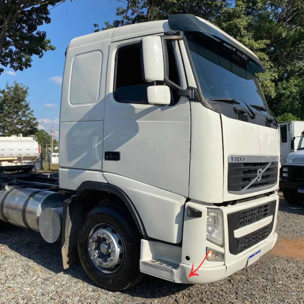 Acabamento Ponteira Para-Choque para Caminhão Volvo Fh 2004 á 2014 Lado Direito