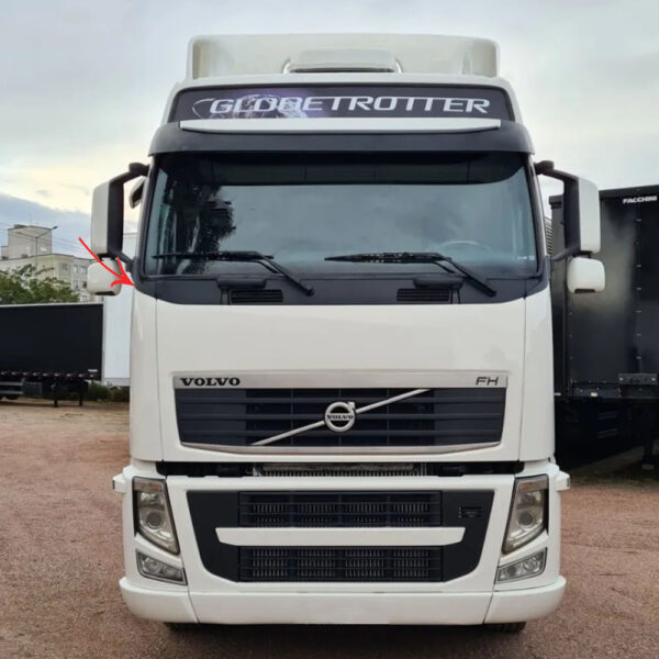 Acabamento Frontal Retrovisor para Caminhão Volvo Fh 2004 á 2014 Lado Direito