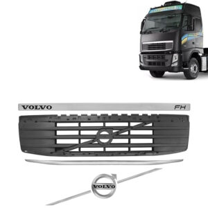 Grade Superior Capo para Caminhão Volvo Fh 2009 á 2014 com Acabamentos