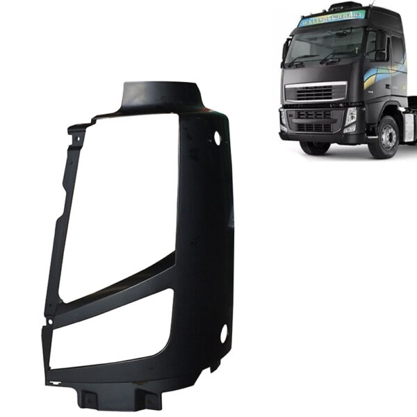 Moldura Bojo Farol para Caminhão Volvo Fh 2009 á 2014 Lado Esquerdo Moldura Bojo Farol para Caminhão Volvo Fh 2009 á 2014 Lado Esquerdo