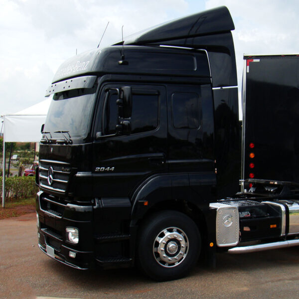 Par Letreiro Emblema Cromado para Caminhão Mb Axor 2044 - Imagem 2