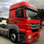 Par Letreiro Emblema Cromado para Caminhão Mb Axor 2536