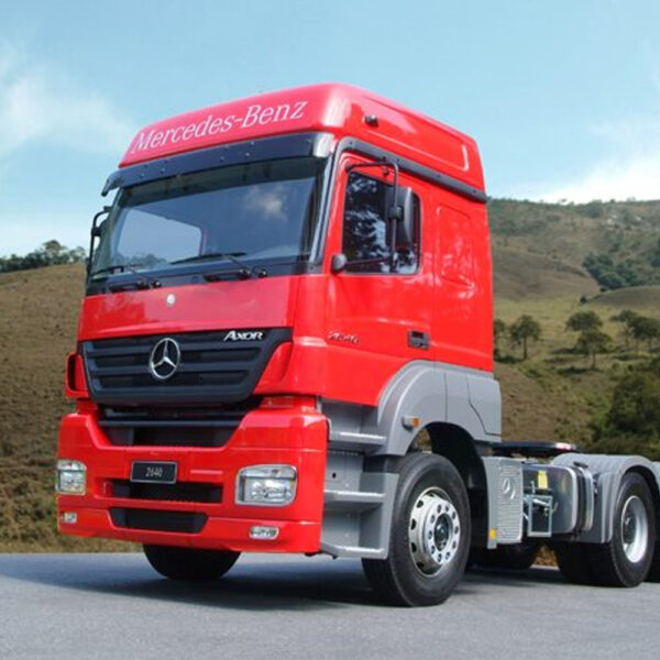 Par Letreiro Emblema Cromado para Caminhão Mb Axor 2640