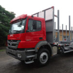 Par Letreiro Emblema Cromado para Caminhão Mb Axor 2831