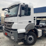 Par Letreiro Emblema Cromado para Caminhão Mb Axor 3344