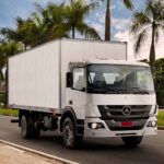 Par Letreiro Emblema Cromado para Caminhão Mb Atego 1419