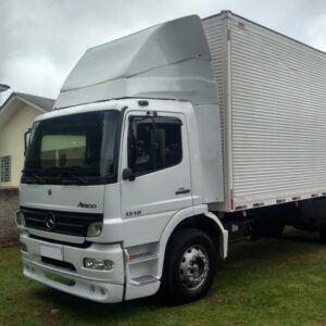 Par Letreiro Emblema Cromado para Caminhão Mb Atego 1518