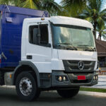 Par Letreiro Emblema Cromado para Caminhão Mb Atego 1719