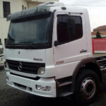 Par Letreiro Emblema Cromado para Caminhão Mb Atego 1725