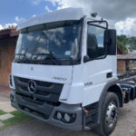 Par Letreiro Emblema Cromado para Caminhão Mb Atego 1726