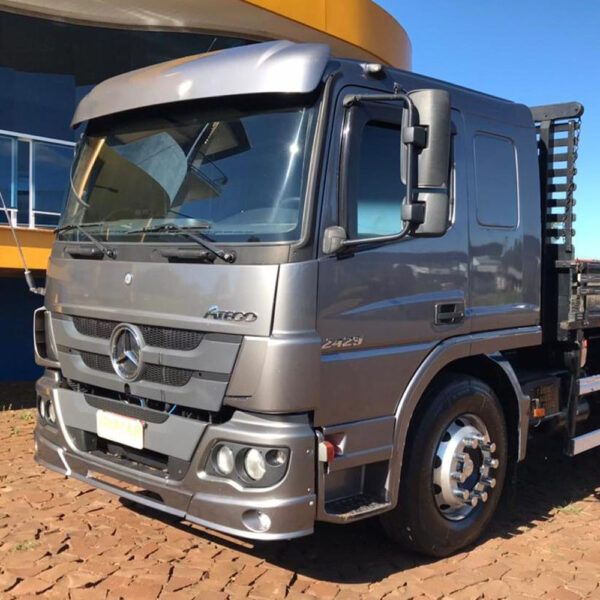 Par Letreiro Emblema Cromado para Caminhão Mb Atego 2429