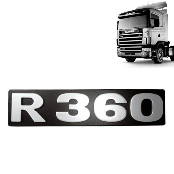 Emblema Frontal R360 para Caminhão Scania S4 124 Emblema Frontal R360 para Caminhão Scania S4 124