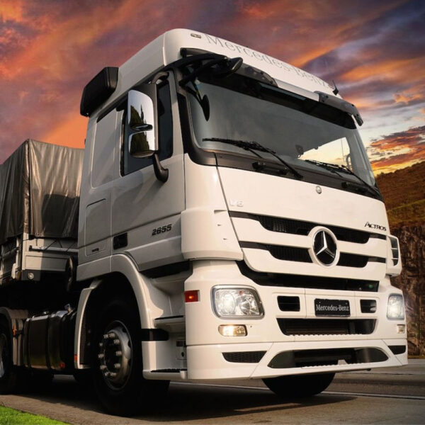 Par Letreiro Emblema Cromado para Caminhão Mb Actros 2655