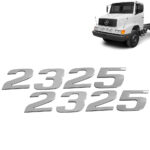 Par Letreiro Emblema Cromado para Caminhão Mb 2325