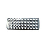 Kit Estribo Pisante Cabine Cromado para Caminhão Scania T 112 / 113 / 142 / 143