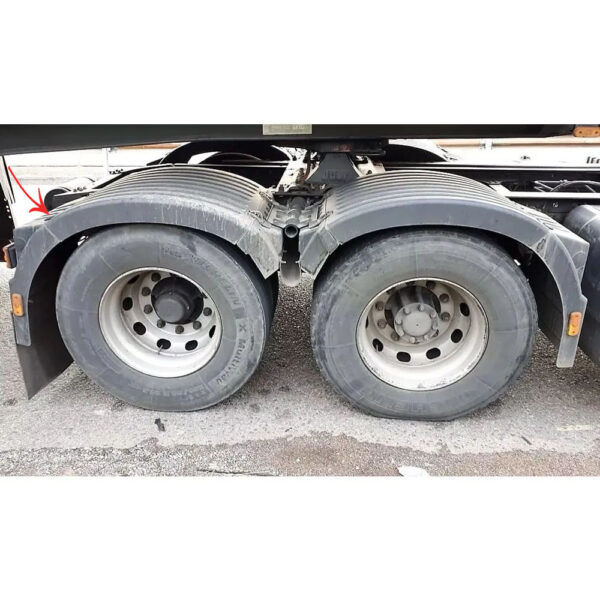 Par Centro Para-Lama Traseiro para Caminhão Ford Cargo 2012 á 2019 Sem Presilhas