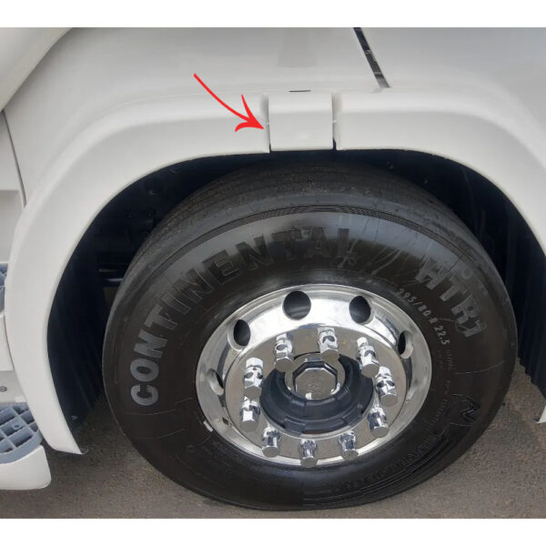 Acabamento Dobradiça / Grampo Para-lama Cabine para Caminhão Scania S4 / S5