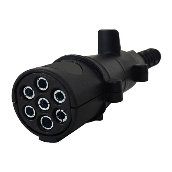 Tomada Elétrica Macho 7 Pinos para Cavalo / Carreta