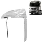 Defletor de Ar com Regulagem para Caminhão Mb Actros Cabine Alta com Recorte para Filtro