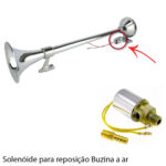 Válvula Solenoide Elétrica Buzina A Ar Caminhão 12v 24v Bivolt
