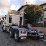 Par Meio Para-Lama Traseiro Preto para Caminhão Scania 112 / 113 / 142 / 143