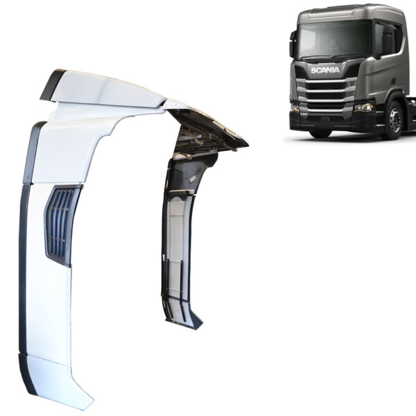 Defletor de ar Completo para Caminhão Scania R Ntg após 2020 Com Filtro Lateral