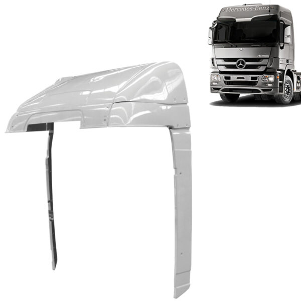 Defletor de Ar para Caminhão Mb Actros Cabine Alta Completo com Regulagem