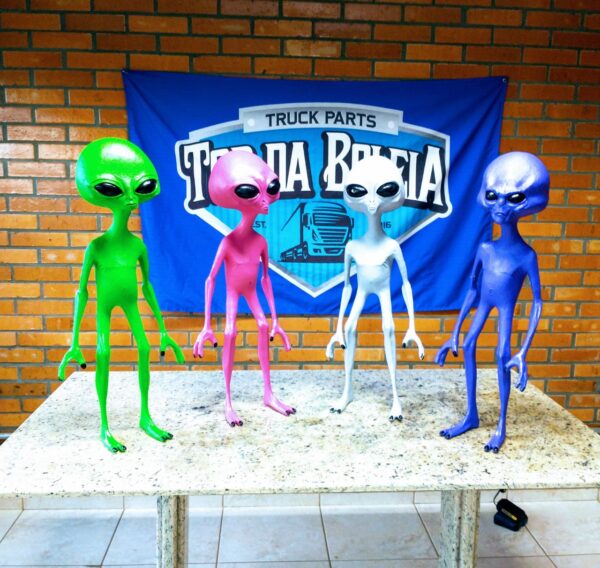 Boneco Alienígena da Rodagem