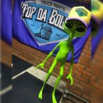 Boneco Alienígena da Rodagem