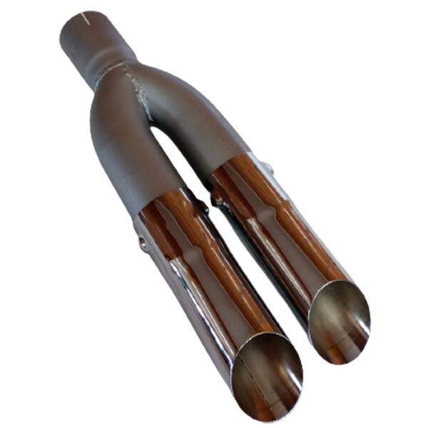 Kit 2 Ponteiras Americanas 3´ com Adaptador Y Duas Saídas para Caminhões 3/4