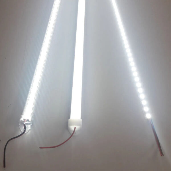 Barra de LED Fixa 50cm 36 LEDs Bivolt Branca para Caixa de Cozinha Caminhão