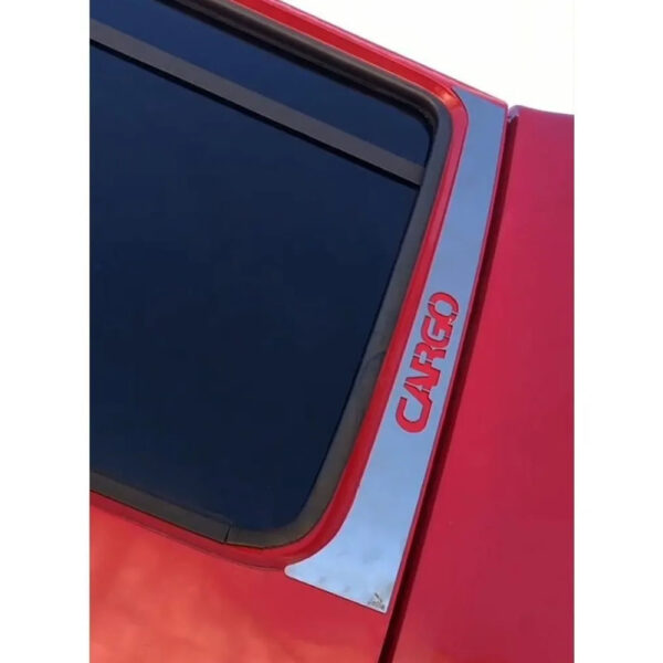 Aplique Inox Coluna da Porta para Caminhão Ford Cargo até 2010