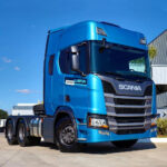 Par Aplique Defletor Coluna Cromado para Caminhão Scania NTG após 2020