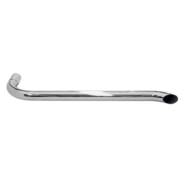 Ponteira Escapamento Curvo Cromada 3´ 1250 mm 390 mm 840 mm para Caminhão