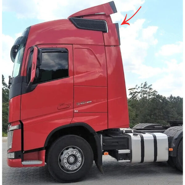 Acabamento Superior Defletor de Ar para Caminhão Volvo FH após 2015 Lado Direito