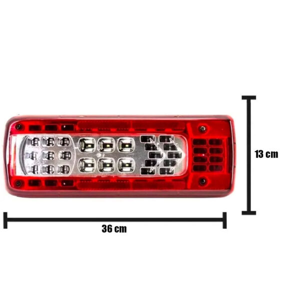 Lanterna Traseira LED para Caminhão Volvo FH / FM / VM Lado Direito
