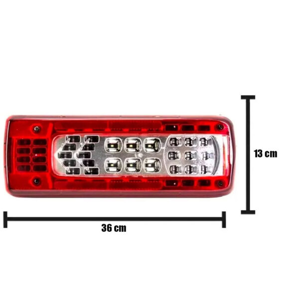 Lanterna Traseira LED para Caminhão Volvo FH / FM / VM Lado Esquerdo