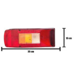 Lanterna Traseira Para Caminhão Volvo FH / NH / FM / VM Após 2005 Lado Esquerdo